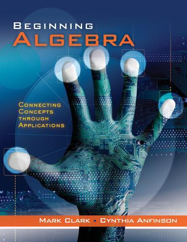 Beginning Algebra Connecting Concepts Through Applications
