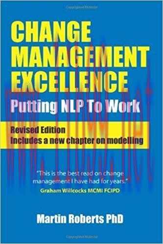 (PDF)Change Management Exellence: Putting NLP to Work New Ed Edition