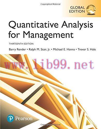 [FOX-Ebook]Quantitative Analysis for Management, Global Edition, 13th Edition