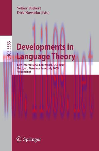 [FOX-Ebook]Developments in Language Theory