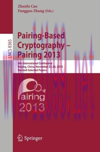 [FOX-Ebook]Pairing-Based Cryptography: Pairing 2013