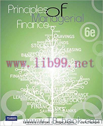 (PDF)Principles of Managerial Finance 6th Australia Edition by Roger Gitman LawrenceJuchau