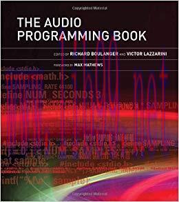 The Audio Programming Book (The MIT Press) Har/DVD Edition,