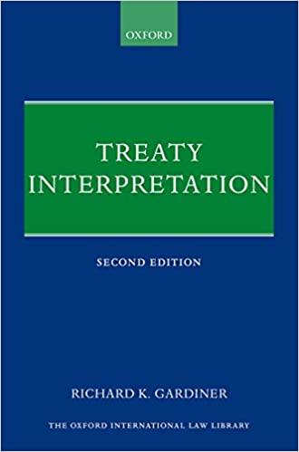 (PDF)Treaty Interpretation (Oxford International Law Library) 2nd Edition