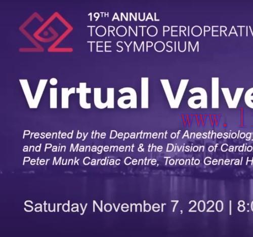 [AME]19th Annual Toronto Perioperative TEE Symposium Virtual Valve Case Review 2020 (CME VIDEOS...
