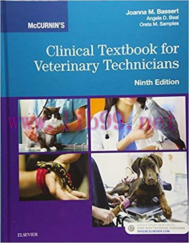 [PDF]McCURNIN&rsquo;S Clinical Textbook for Veterinary Technicians, 9th Edition