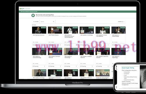 [AME]2022 ACP Internal Medicine Board Review Course Recordings (CME VIDEOS)