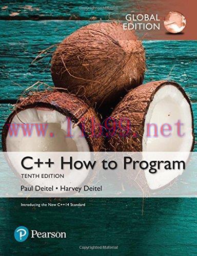 [FOX-Ebook]C++ How to Program (Early Objects Version), Global Edition, 10th Edition