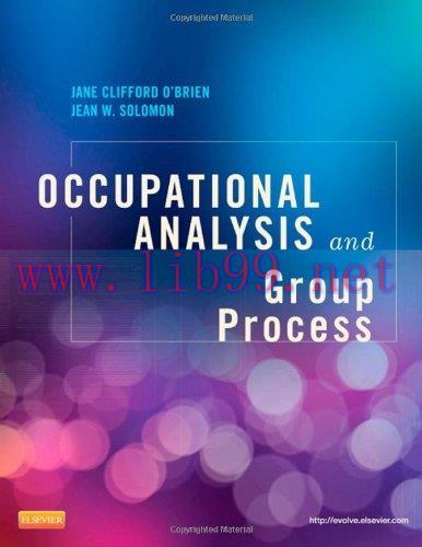 [AME]Occupational Analysis and Group Process, 1e (Original PDF)
