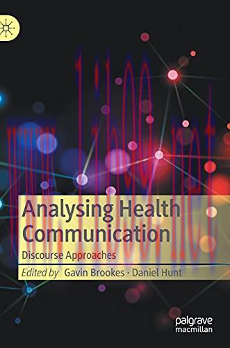 [FOX-Ebook]Analysing Health Communication: Discourse Approaches