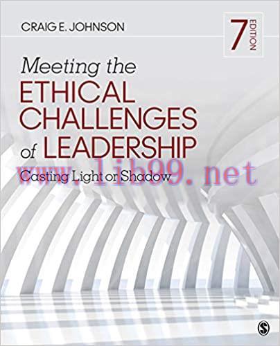 (PDF)Meeting the Ethical Challenges of Leadership: Casting Light or Shadow