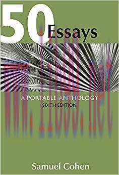 (PDF)50 Essays: A Portable Anthology 6th Edition