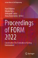 [PDF]Proceedings of FORM 2022: Construction The Formation of Living Environment