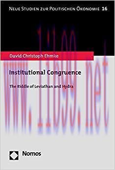 (PDF)Institutional Congruence: The Riddle of Leviathan and Hydra (Neue Studien zur Politischen ...