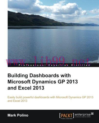 [FOX-Ebook]Building Dashboards with Microsoft Dynamics GP 2013 and Excel 2013