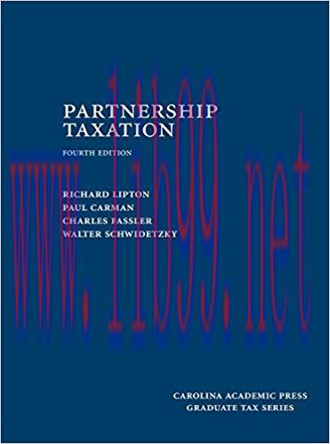 (PDF)Partnership Taxation, Fourth Edition 4th Edition