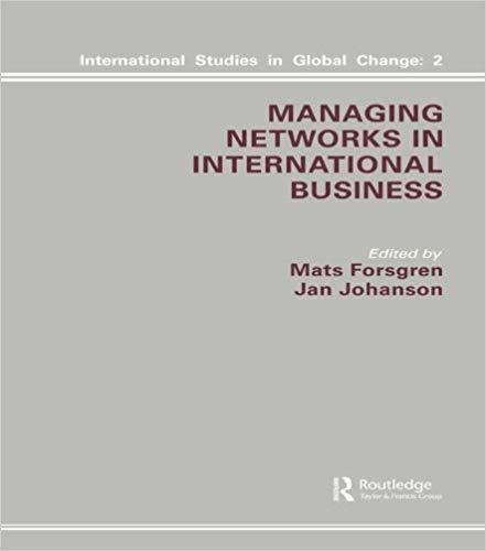 (PDF)Managing Networks in International Business (International Studies in Global Change Book 2...