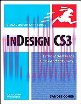 (PDF)InDesign CS3 for Macintosh and Windows: Visual QuickStart Guide 1st Edition