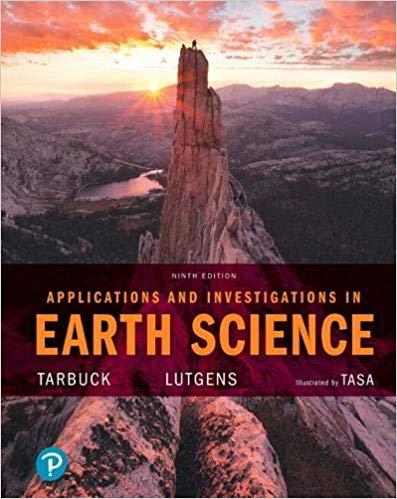 Applications and Investigations in Earth Science, 9th Edition