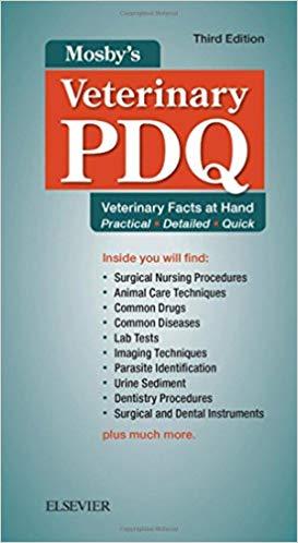 Mosby&rsquo;s Veterinary PDQ Veterinary Facts at Hand 3rd Edition