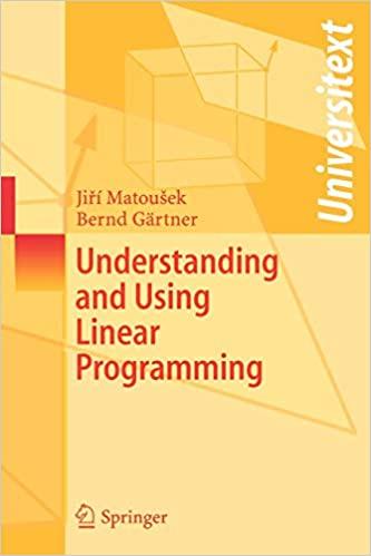 (PDF)Understanding and Using Linear Programming (Universitext)