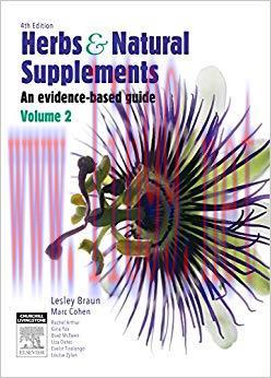 (PDF)Herbs and Natural Supplements, Volume 2: An Evidence-Based Guide 4th Edition