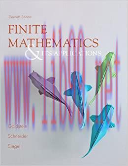 (PDF)Finite Mathematics & Its Applications 11th Edition