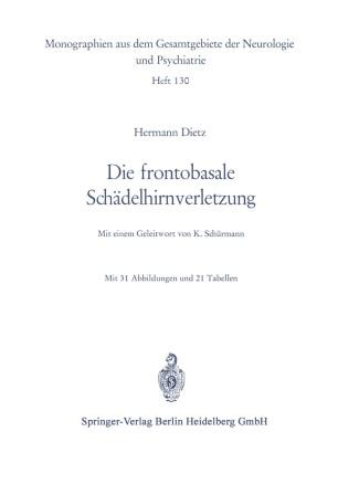 Die frontobasale Sch&auml;delhirnverletzung