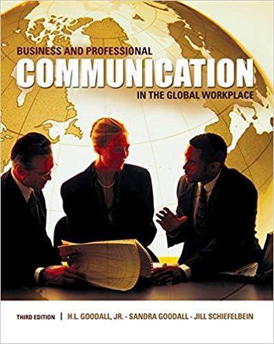 Business and Professional Communication in the Global Workplace THIRD EDITION