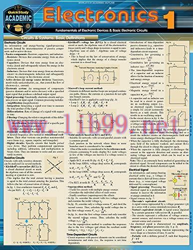 [FOX-Ebook]Electronics 1: a QuickStudy Laminated Reference