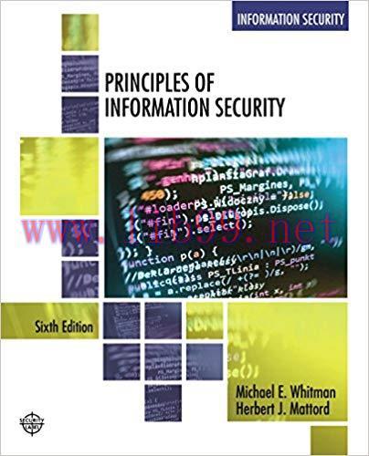 Principles of Information Security 6th Edition,