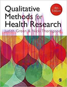 (PDF)Qualitative Methods for Health Research (Introducing Qualitative Methods series) 4th Editi...