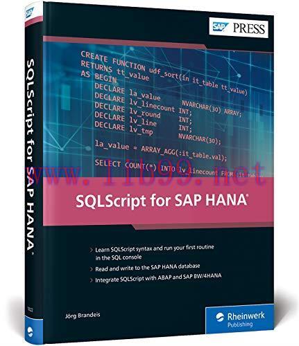 [FOX-Ebook]Sqlscript for SAP HANA