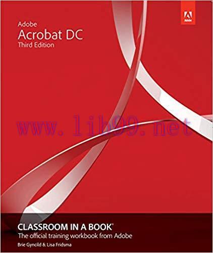 Adobe Acrobat DC Classroom in a Book 3rd Edition,