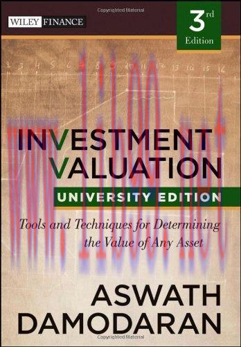 [FOX-Ebook]Investment Valuation, University Edition, 3rd Edition