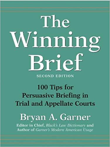 (PDF)The Winning Brief 100 Tips for Persuasive Briefing in Trial and Appellate Courts 2nd Editi...