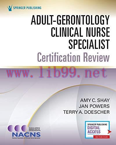 [AME]Adult-Gerontology Clinical Nurse Specialist Certification Review (Original PDF)