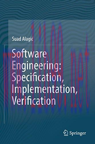[FOX-Ebook]Software Engineering: Specification, Implementation, Verification