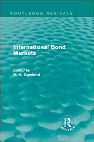 (PDF)International Bond Markets (Routledge Revivals) 1st Edition