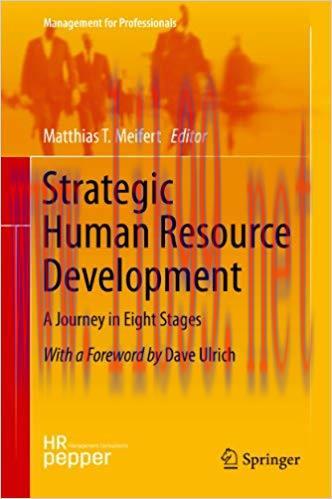 (PDF)Strategic Human Resource Development: A Journey in Eight Stages (Management for Profession...