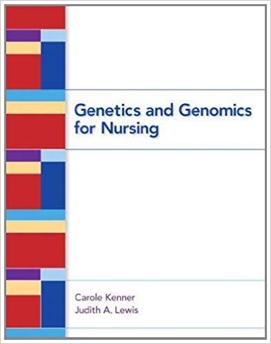 (Test Bank)Genetics and Genomics for Nursing 1st Edition by Kenner.zip