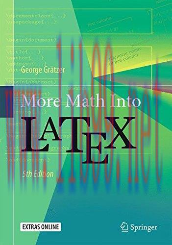 [FOX-Ebook]More Math Into LaTeX, 5th Edition