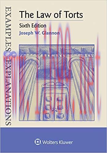 (PDF)Examples & Explanations for The Law of Torts (Examples & Explanations Series)