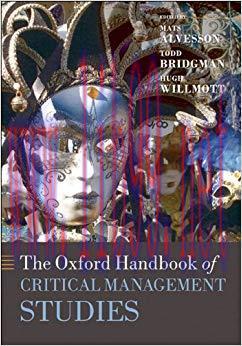 (PDF)The Oxford Handbook of Critical Management Studies (Oxford Handbooks) Reprint Edition