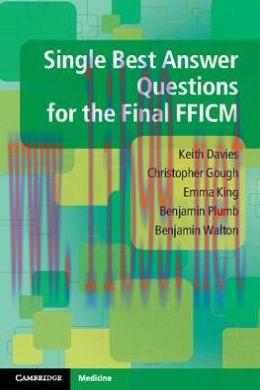 [AME]Single Best Answer Questions for the Final FFICM (PDF)
