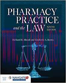 [PDF]Pharmacy Practice and the Law 9th Edition