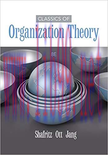 (PDF)Classics of Organization Theory 8th Edition by Jay M. Shafritz