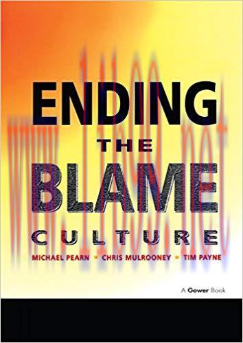 (PDF)Ending the Blame Culture 1st Edition