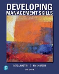 Developing Management Skills, 10th Edition [David A. Whetten]