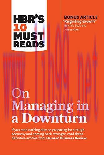 [FOX-Ebook]HBR's 10 Must Reads on Managing in a Downturn